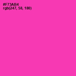 #F73AB4 - Persian Rose Color Image