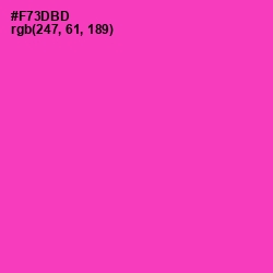 #F73DBD - Persian Rose Color Image