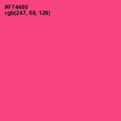 #F74480 - Violet Red Color Image