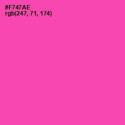 #F747AE - Brilliant Rose Color Image