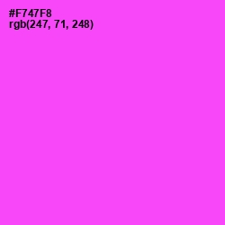 #F747F8 - Pink Flamingo Color Image