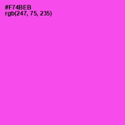 #F74BEB - Pink Flamingo Color Image