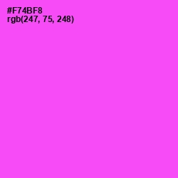 #F74BF8 - Pink Flamingo Color Image