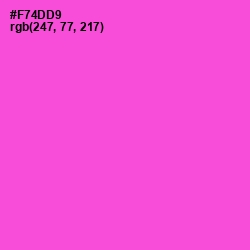 #F74DD9 - Orchid Color Image