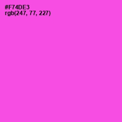#F74DE3 - Pink Flamingo Color Image