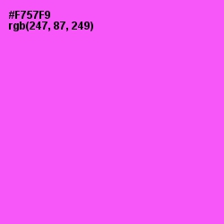 #F757F9 - Pink Flamingo Color Image