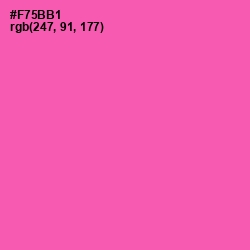 #F75BB1 - Brilliant Rose Color Image