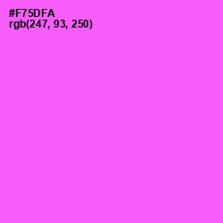 #F75DFA - Pink Flamingo Color Image