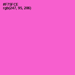 #F75FCE - Orchid Color Image