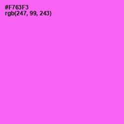 #F763F3 - Pink Flamingo Color Image