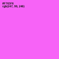 #F763F6 - Pink Flamingo Color Image