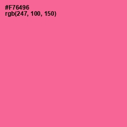 #F76496 - Froly Color Image