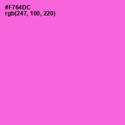 #F764DC - Orchid Color Image