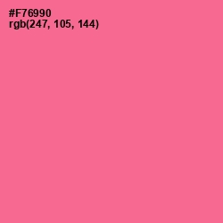 #F76990 - Froly Color Image