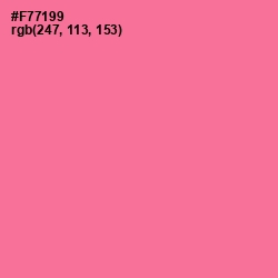 #F77199 - Deep Blush Color Image