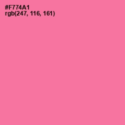 #F774A1 - Hot Pink Color Image