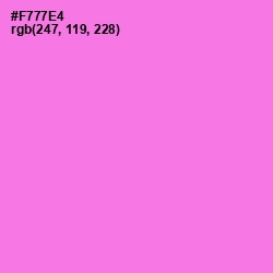 #F777E4 - Blush Pink Color Image