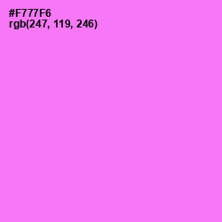 #F777F6 - Blush Pink Color Image