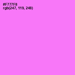 #F777F8 - Blush Pink Color Image