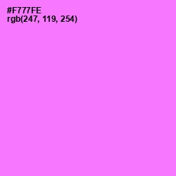 #F777FE - Blush Pink Color Image