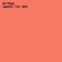 #F77964 - Sunglo Color Image