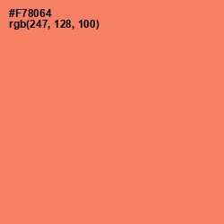#F78064 - Salmon Color Image