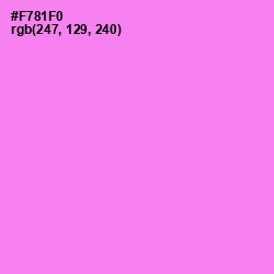 #F781F0 - Lavender Magenta Color Image