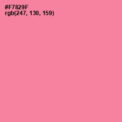 #F7829F - Geraldine Color Image