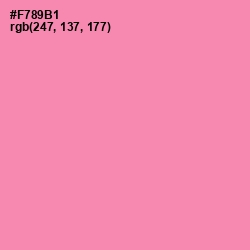 #F789B1 - Mauvelous Color Image
