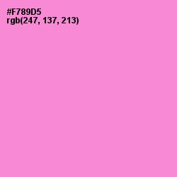 #F789D5 - Light Orchid Color Image