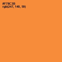 #F78C3B - Jaffa Color Image
