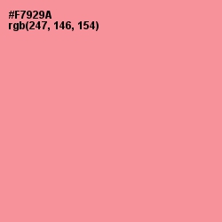 #F7929A - Sea Pink Color Image