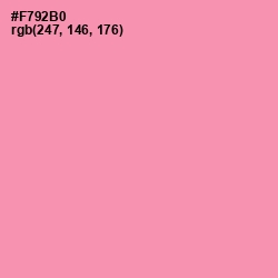 #F792B0 - Mauvelous Color Image