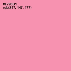 #F793B1 - Mauvelous Color Image