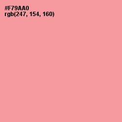 #F79AA0 - Sweet Pink Color Image