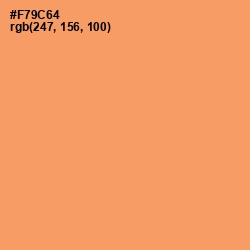 #F79C64 - Atomic Tangerine Color Image