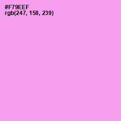 #F79EEF - Lavender Magenta Color Image