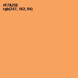 #F7A25E - Texas Rose Color Image