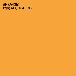 #F7A43B - Sea Buckthorn Color Image