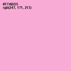 #F7ABD5 - Lavender Pink Color Image