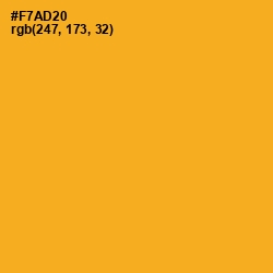 #F7AD20 - Sea Buckthorn Color Image