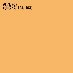 #F7B767 - Rajah Color Image