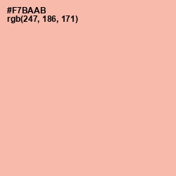 #F7BAAB - Melon Color Image