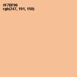 #F7BF96 - Gold Sand Color Image