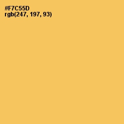 #F7C55D - Cream Can Color Image