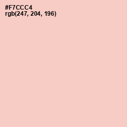 #F7CCC4 - Your Pink Color Image