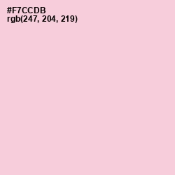 #F7CCDB - Azalea Color Image