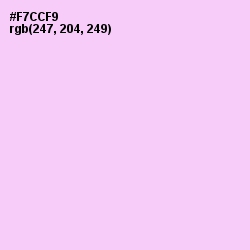 #F7CCF9 - French Lilac Color Image