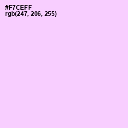 #F7CEFF - Pink Lace Color Image