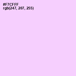 #F7CFFF - Pink Lace Color Image